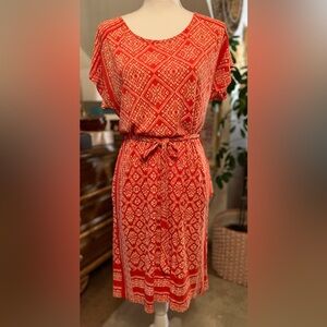 Lucky Brand tie waist dress